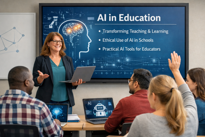 How AI tools are transforming teacher professional development